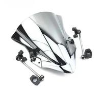 SHYYBD Parabrisas De Motocicleta para Yamaha MT125, FZ, FZ1, FZ6, FZ8, FZ8N, XJ6, MT-01, MT03, MT07 (2013) con Soporte Ajustable Parabrisas Deflector(Color 3)