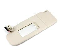 SHYYBD Parasol con Espejo para VW Mk5, para Golf 5 (2005-2011), para Golf 6, para Passat B6, B7 CC (2010-2018), Lado Izquierdo Y Derecho. Parasol para Parabrisas Delantero(Beige,Izquierda)