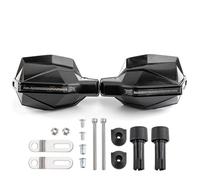 SHYYBD Protector De Manos para Manillar Motocicleta con Luz Señal Giro para Suzuki Burgman 400 GS1000 GS500E GS550M Katana deflectores Viento y frío(con luz Negra)