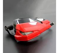 SHYYBD Protectores De Manos para Motocicleta, A Prueba Viento, para F800GS/R1200GS LC/ADV, Incluye Luces Señalización Y Luz Circulación Diurna deflectores Viento y frío(Rojo)