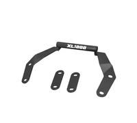 SHYYBD Soporte De Montaje para GPS Motocicleta Y Teléfono Móvil Inteligente para Varadero XL1000V (2003-2011) Soporte Barra Frontal GPS(Negro1)