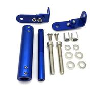 SHYYBD Soporte Navegación GPS Motocicleta para Trail125 PCX125 ADV160 Expansión para Teléfono con Barra Transversal Accesorios Soporte Barra Frontal GPS(Azul2)