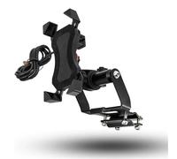 SHYYBD Soporte para Placa De Navegación GPS Motocicleta Y para Teléfono Móvil para Africa Twin CRF1000L 2018-2019 CRF 1000 L Soporte Barra Frontal GPS(Negro 6)