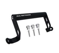 SHYYBD Soporte para Placa De Navegación GPS Motocicleta Y para Teléfono Móvil para Ducati MULTISTRADA MTS 950/1200/S Enduro 2020-2021 Soporte Barra Frontal GPS(Negro1)