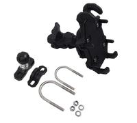 SHYYBD Soporte para Placa Navegación GPS Inteligente para Motocicleta, para Teléfono Móvil para Benelli TRK702 TRK 702 X TRK702X 2022 2023 Soporte Barra Frontal GPS(negro2)