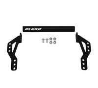 SHYYBD Soporte para Teléfono De Motocicleta con Placa Navegación GPS para Suzuki DL650 Vstrom 650 XT 650XT V-Strom DL 2022 Soporte Barra Frontal GPS(Negro1,22 mm)