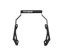 SHYYBD Soporte Placa Navegación GPS para Motocicleta para NC750X NC 750X NC750 202-2024 Expansión para Teléfono con Barra Transversal Soporte Barra Frontal GPS(Negro 3 22 mm)