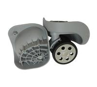 SHYYOULQE 1 par A191 - Maleta de equipaje giratoria de 360 grados, accesorios de reparación de ruedas, accesorios de repuesto, gris claro