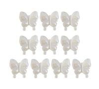 SHYYOULQE 10 unids/Pack Luminosa Cuentas acrílicas dispersas mezcladas Collar con Cuentas Pulseras de joyería Accesorios Cuentas dispersas