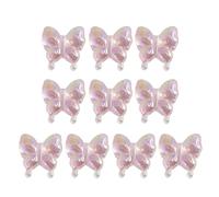 SHYYOULQE 10 unids/Pack Luminosa Cuentas acrílicas dispersas mezcladas Collar con Cuentas Pulseras de joyería Accesorios Cuentas dispersas