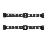 SHYYOULQE 2 unidades de mesa de futbolín, tabla de puntuación de billar, juego de mesa, contador de portería, marcador de billar