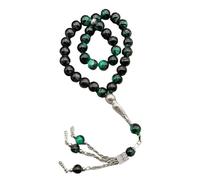 SHYYOULQE 33 Cuentas de oración Budista de de cerámica, joyería Hecha a Mano para la práctica Espiritual Diaria, Pulsera de meditación de