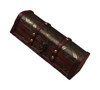 SHYYOULQE Baúl de almacenamiento multiusos decorativo de madera resistente, ideal para solución de exhibición de dormitorio o decoración de habitación