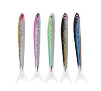 SHYYOULQE Bolígrafo creativo en forma de pez, color negro/azul, para niños, recompensas de clase de Navidad, Halloween, regalo de año próximo