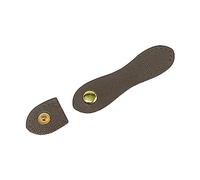 SHYYOULQE Bolso de mano para mujer, accesorios de poliuretano, con hebilla, botones, cierre de cerrojo, bolso de hombro, bolso de repuesto para mujer, gris