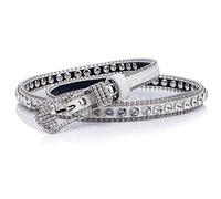 SHYYOULQE Cinturón de diamantes de imitación para mujer, cintura ancha, accesorio de ropa fresca para adolescentes, cinturones de vestir casuales para vestidos, a la moda para jeans para pantalones