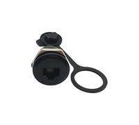 SHYYOULQE Conector de red de aleación RJ45 8P8C para montaje en panel Gigabit estable para servidores de racks de servidores, conexión directa a través del conector de red