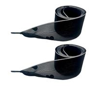 SHYYOULQE Cordones decorativos de para zapatos, lazos flocados planos y anchos, cuerdas para mocasines, pisos, Ballets, zapatillas de deporte, accesorios de peinado, reemplazo de encaje