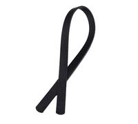 SHYYOULQE Correa de hombro de repuesto de 23 pulgadas para bolso de mano, bolsas de axila, correa de poliuretano para mujer, bolso de hombro con agujeros y asas de cuero, Black