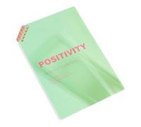 SHYYOULQE Cuaderno de 5 anillas recargable, 68 hojas, cuaderno de diario con forro para notas, planes, mapa mental, notas, diario, papel rayado universitario