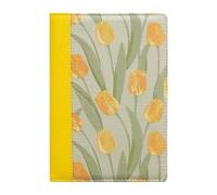 SHYYOULQE Cuaderno de tela cosida a mano de 5 tamaños, con encuadernación de hilo retro, para escritura creativa y toma de notas, cubierta de poliuretano, cuaderno de diario