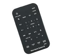 SHYYOULQE Diseño ergonómico de control remoto para sistemas de música, agarre cómodo durante el reemplazo prolongado de escucha