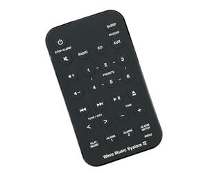 SHYYOULQE Diseño ergonómico de control remoto para sistemas de música, agarre cómodo durante el reemplazo prolongado de escucha