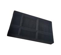 SHYYOULQE Elegante bandeja de almacenamiento de joyas de tela, soporte para colgantes, elegante caja de joyería apilable, placa de exhibición para collares, estantes de exhibición