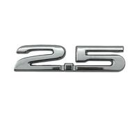 SHYYOULQE Emblemas de coche 3D ABS 2.0 2.5 en forma de calcomanía para maletero trasero, accesorios para automóviles