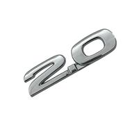 SHYYOULQE Emblemas de coche 3D ABS 2.0 2.5 en forma de calcomanía para maletero trasero, accesorios para automóviles