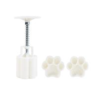 SHYYOULQE Festival Maker - Molde para tartas con forma de pata de gato, sellos de galletas, prensa a mano, cortador de postres, herramienta de pastelería