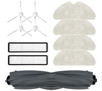 SHYYOULQE Filtro HEPA para barrido de bordes principales, antialérgico, apto para DreameD10S / D10S, juego de piezas de robot, kit de piezas de repuesto, accesorios de repuesto para barredora
