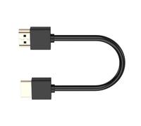 SHYYOULQE HDTV en miniatura avanzada a adaptadores 4K 1080p señales de transferencia HDMI 2.0 para enchufes de equipo y cable de reproducción con cabeza estrecha