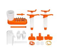 SHYYOULQE Kits de purga de aceite de freno de disco hidráulico para bicicletas, discos hidráulicos de aceite mineral, juego de herramientas profesionales, herramientas de reparación de bicicletas