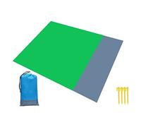 SHYYOULQE Manta de playa impermeable resistente a la arena, con bolsillo plegable para un fácil transporte para picnic, viajes, camping, senderismo