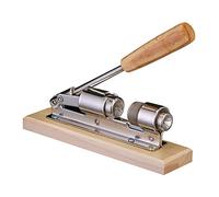 SHYYOULQE Máquina descascaradora de nueces de pecana resistente con mango de madera y base para abridor de tuercas de cocina