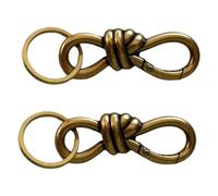 SHYYOULQE Mosquetón de aleación multiusos, llavero de mosquetón ligero, gancho seguro para camping, senderismo, equipo de mochilas, clip a prueba de óxido