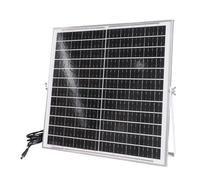 SHYYOULQE Paneles solares monocristalinos con Marco de Aluminio de 12V y 20W para Rejillas de ventilación de Techo e iluminación Exterior Paneles solares portátiles