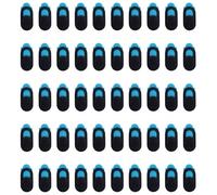 SHYYOULQE Paquete de 50 fundas negras para cámara web para laptop, diseño deslizante, protector de privacidad delgado ABS para computadora, teléfono, tablet, PC, cubierta deslizante de privacidad para