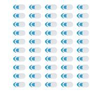 SHYYOULQE Paquete de 50 fundas negras para cámara web para laptop, diseño deslizante, protector de privacidad delgado ABS para computadora, teléfono, tablet, PC, cubierta deslizante de privacidad para