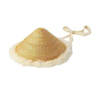 SHYYOULQE Sombrero de ala ancha con tejido de paja, cono a prueba de sol, para adultos, adolescentes, sombreros de exterior para mujer, para mujeres, adolescentes, ala ancha, blanco, Talla única