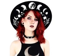 SHYYOULQE Sombrero oscuro multiusos diseñado para entusiastas del punk y artistas creativos que sirven accesorios de disfraces Sombrero de mujer