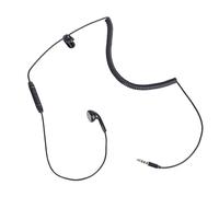 SHYYOULQE Tapón para auriculares con micrófono integrado, adecuado para correr, conducir, uso de seguridad, comunicación manos libres sobre la marcha, cable reforzado