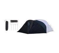 SHYYOULQE Tienda de campaña familiar resistente al sol a prueba de lluvia para patio trasero, pícnics al aire libre, refugio de senderismo, camping extendido, red transpirable, protección solar