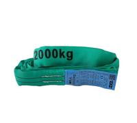 SHZ Round Sling 2m, máx. Load 2000KG nach EN 1492-2 SF7 green - correa arnés de seguridad