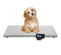 SHZICMY Balanza de plataforma para paquetes, báscula veterinaria para perros, acero inoxidable, 300 kg