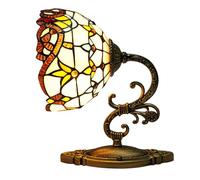 SHZICMY Lámpara de Pared Victoriana Estilo Tiffany - Decorativa E27 Vintage Retro Con Cúpula Para Salón y Dormitorio