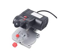 SHZICMY Mini sierra ingletadora, 4500 rpm, pequeña sierra de mesa, hoja de sierra de acero, hoja de sierra circular para madera y metal, ajustable de 0° a 45°