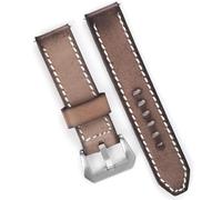 SHZZHS Correa de reloj de cuero Retro para hombre Panerai, repuesto de pulsera, accesorios de correa de reloj