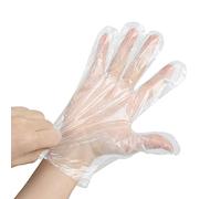 si 2000 PCS Guantes Desechables de Plástico Transparente de Polietileno, Guantes de PE Transparentes para Cocinar Limpieza Pintura Coloración del Cabello